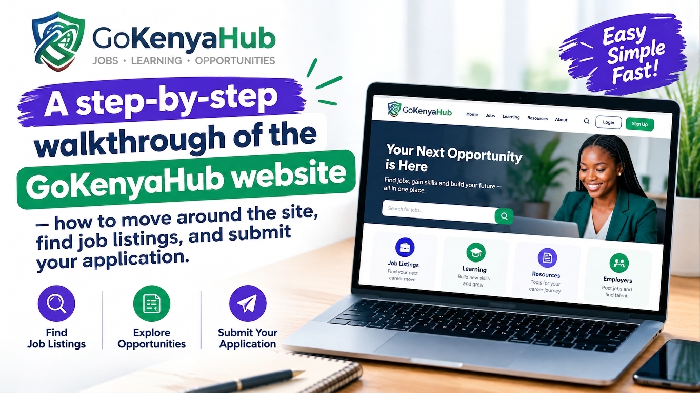 How to Navigate GoKenyaHub: Finding Jobs and Submitting Applications